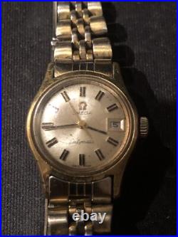 Vintage OMEGA Ladymatic automatic watch ladies CAL. 680 DATE 1973 Parts/Repair