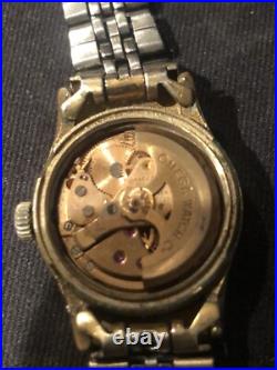 Vintage OMEGA Ladymatic automatic watch ladies CAL. 680 DATE 1973 Parts/Repair