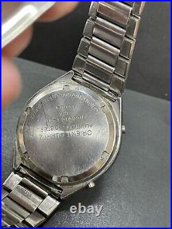 Vintage ORIENT H680103-40 Ca Quartz Digital LED Men's Repair Parts watch R26