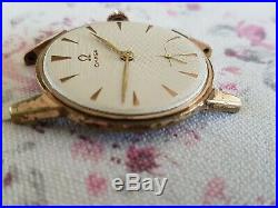 Vintage Omega 30t2 Watch Repair Or Parts No Back Case #838