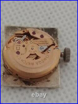 Vintage Omega 661 Movement Square Case. Automatic Lady Watch for Part o Repair