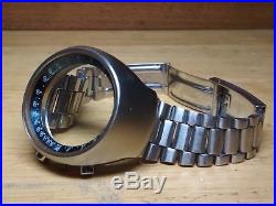 Vintage Omega Case & Bracelet Watch for Parts or Repair