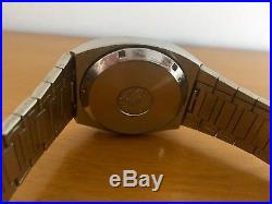 Vintage Omega Constellation TC3 1603 SS LED Digital Watch For Repair or Parts