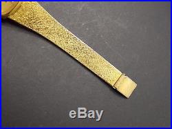 Vintage Omega Electra 14K Gold Diamond Womens Wrist Watch ADJ Parts/Repair B1314