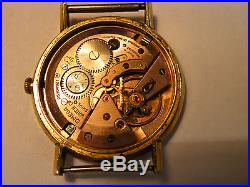 Vintage Omega Geneve 17j Swiss Wrist mens Watch 601 for Parts or Repair Working