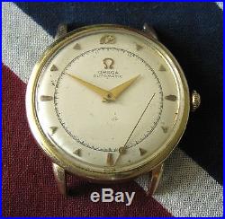 Vintage Omega Men's Wristwatch Bumper-wind Cal 351 14K gold filled Parts-Repair