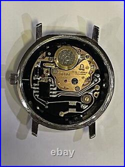 Vintage Omega Quartz Seamaster De Ville Watch, AS IS. For Parts Or Repair