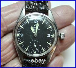 Vintage Omega Seamaster 30 With Black Dial Restore Repair or Parts