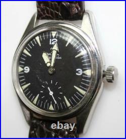 Vintage Omega Seamaster 30 With Black Dial Restore Repair or Parts