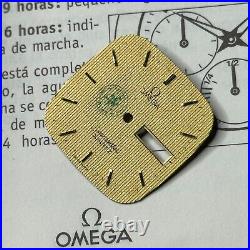 Vintage Omega Seamaster Quartz Men's Watch Dial 26MM for parts or repair