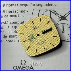 Vintage Omega Seamaster Quartz Men's Watch Dial 26MM for parts or repair