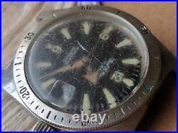 Vintage Paul Le Grande'DEEPDIVER' Watch withDamaged Dial, Runs FOR PARTS/REPAIR