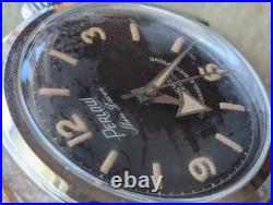Vintage Perlow Winton All SS Skin Diver withPatina, Cal. 613 Mvmt FOR PARTS/REPAIR