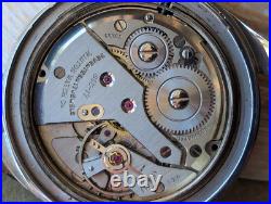 Vintage Perlow Winton All SS Skin Diver withPatina, Cal. 613 Mvmt FOR PARTS/REPAIR