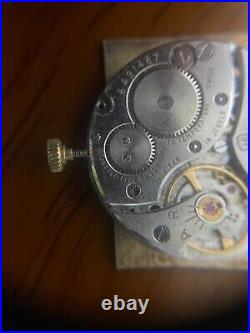 Vintage Piaget Manual 18j Cal. 9P Swiss Watch Movement Parts/Repair