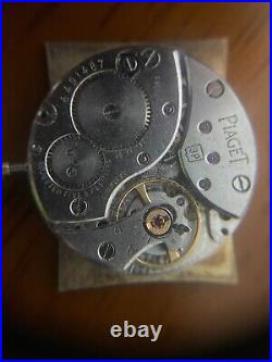 Vintage Piaget Manual 18j Cal. 9P Swiss Watch Movement Parts/Repair
