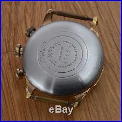 Vintage Pierce Chronograph Watch Running Loose Stem Parts Repairs Spares