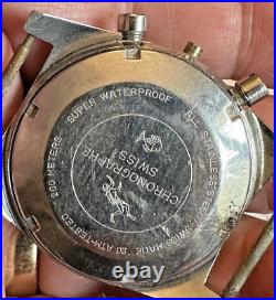 Vintage Progress Wakmann Chronograph with Landeron 248 movement FOR PARTS REPAIR Vintage Progress Wakmann Chronograph with Landeron 248 movement FOR PARTS REPAIR