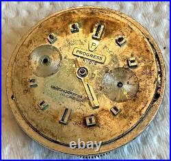 Vintage Progress Wakmann Chronograph with Landeron 248 movement FOR PARTS REPAIR Vintage Progress Wakmann Chronograph with Landeron 248 movement FOR PARTS REPAIR