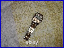 Vintage Pulsar Calculator-Alarm Quartz Digital Watch Y739-5019 Parts, Repair