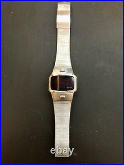 Vintage Pulsar Dress Watch in stainless steel for parts or repair
