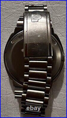 Vintage Pulsar P2 2900 LED Digital Stainless Mens Watch For Parts or Repair