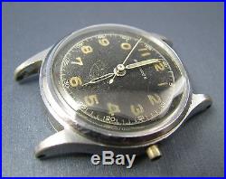Vintage Rare Helbros WW2 Era Military Mens Watch 17J 800C Parts Repair AS IS