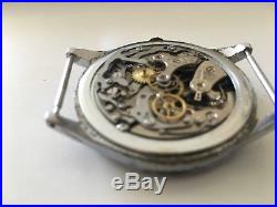 Vintage Relotex 38 mm Chronographe Suisse 17 Jewel Chronograph for Parts Repair