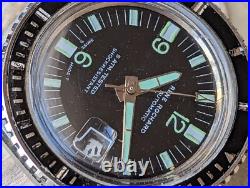 Vintage Rene Rochard 5 ATM Diver Watch withMassive Case, Runs FOR PARTS/REPAIR