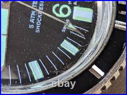 Vintage Rene Rochard 5 ATM Diver Watch withMassive Case, Runs FOR PARTS/REPAIR