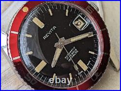 Vintage Revita 20 ATM All SS Diver Watch withPatina, Runs Strong FOR PARTS/REPAIR Vintage Revita 20 ATM All SS Diver Watch withPatina, Runs Strong FOR PARTS/REPAIR