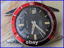 Vintage Revita 20 ATM All SS Diver Watch withPatina, Runs Strong FOR PARTS/REPAIR Vintage Revita 20 ATM All SS Diver Watch withPatina, Runs Strong FOR PARTS/REPAIR