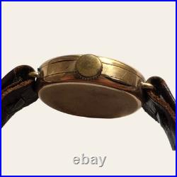 Vintage Rolco 9K Gold Ladies Wristwatch Original Dial RWC Case For Repair Parts
