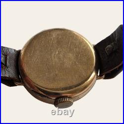 Vintage Rolco 9K Gold Ladies Wristwatch Original Dial RWC Case For Repair Parts