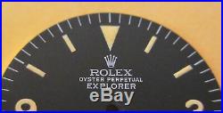 Vintage Rolex #1016 EXPLORER I Matte Black Repaired Dial