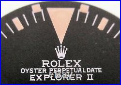 Vintage Rolex #1655 EXPLORER II Matte Black Repaired RAIL Dial