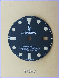 Vintage Rolex #1675 GMT-MASTER Matte Black Repaired Dial