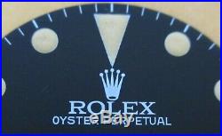 Vintage Rolex #1675 GMT-MASTER Matte Black Repaired Dial