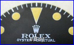 Vintage Rolex #5512 Submariner Matte Black Repaired Dial