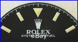 Vintage Rolex #5517 Military Submariner Matte Black Repaired Dial + Hand-Set