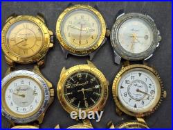 Vintage Russian & Belarus Mechanical Watches Lot 14 pcs, For Parts/Repair