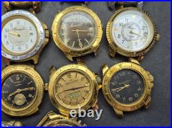 Vintage Russian & Belarus Mechanical Watches Lot 14 pcs, For Parts/Repair