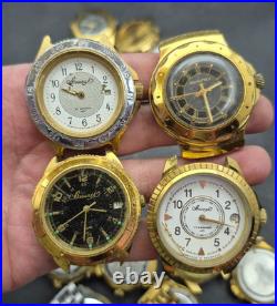 Vintage Russian & Belarus Mechanical Watches Lot 14 pcs, For Parts/Repair