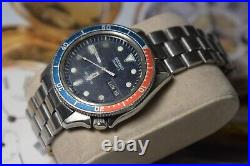 Vintage SEIKO 7546 Stainless Steel Quartz Men's Diver Watch -For Repair /Parts