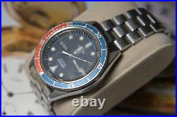Vintage SEIKO 7546 Stainless Steel Quartz Men's Diver Watch -For Repair /Parts