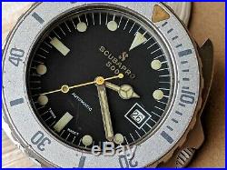 Vintage Scubapro 500 Diver Watch withAll SS Case, ETA 2784 Mvmt FOR PARTS/REPAIR