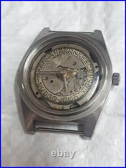 Vintage SeIko diver 6217 8001 case, back and Movement. Parts Repair Project