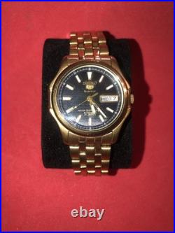 Vintage Seiko 5 Superior Automatic Watch Mens Day Date For Parts Repair