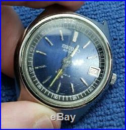 Vintage Seiko 5619 7010 GMT Automatic, Rare, For Parts or Repair