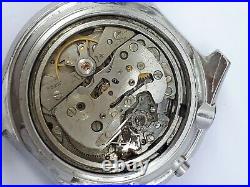 Vintage Seiko 6138 0030 Kakume Sport 5 Auto Chrono Watch Men For Repair Or Parts